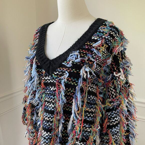 Boutique Brand The Ol Razzle Dazzle Tassel Sweater XL - Picture 6 of 13